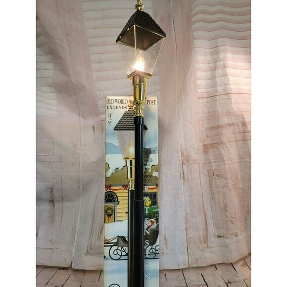 Telco Old World Christmas 1988 lamp post xmas decor - Picture 4 of 7